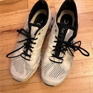 On Running Black and White Sneakers